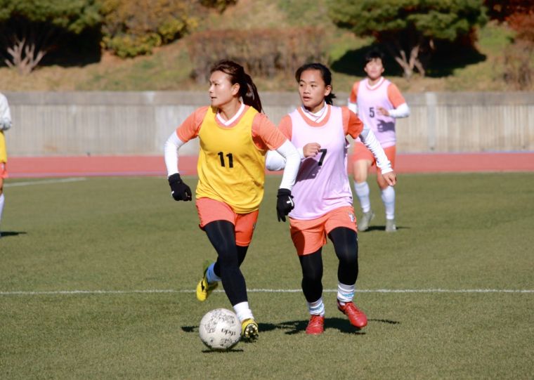 中華女足備戰東亞4強賽。全國足協提供