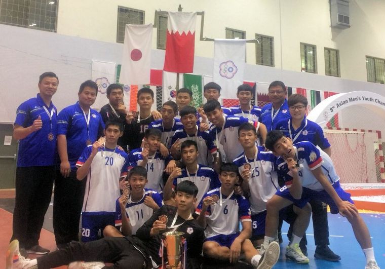 中華U18小將奪銅。中華民國手球協會提供
