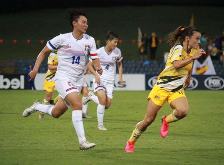 澳洲女足的個人能力更優於中華隊。中華足協提供
