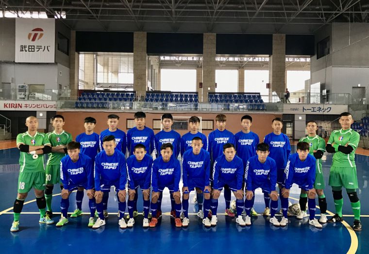 中華U20五人制代表隊成軍出賽。中華民國足球協會提供