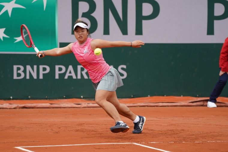 梁恩碩成為第五位打進法網女單會內賽的台將。大會提供