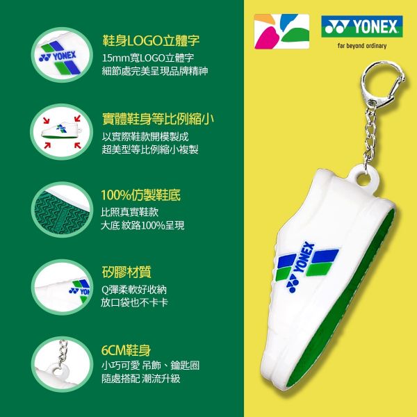 Yonex首款「球鞋造型悠遊卡」上市。官方提供