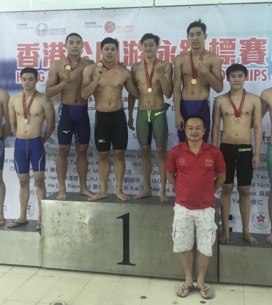 中華男子400混游破5年的全國紀錄。李澄峯提供