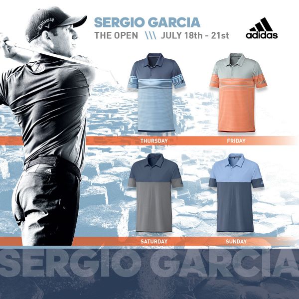 Sergio Garcia。adidas提供