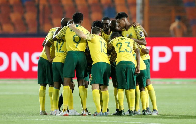 南非男足隊陷入新冠疫情的風暴。（摘自南非足球網站）
