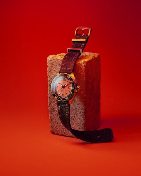 TAG Heuer泰格豪雅F1系列三針腕錶。官方提供
