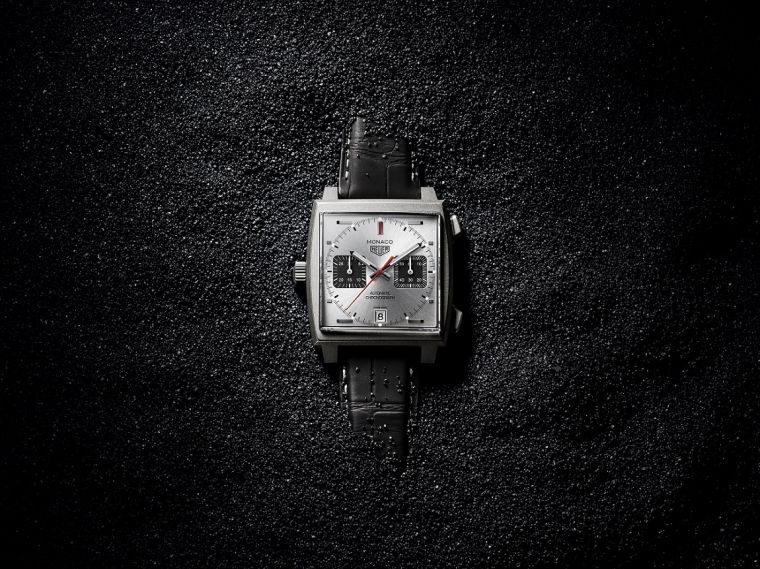 TAG Heuer Monaco Titan鈦金屬限量特別版計時腕錶。官方提供
