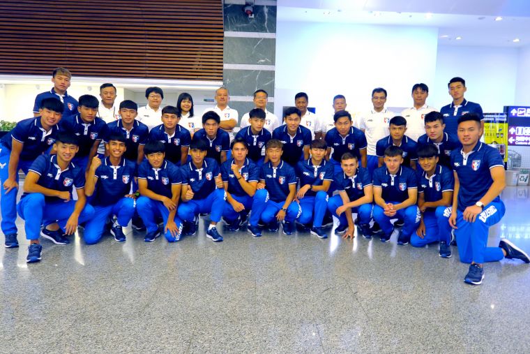 U-19代表隊今日啟程前往印尼 提早備戰亞錦決賽。全國足協提供