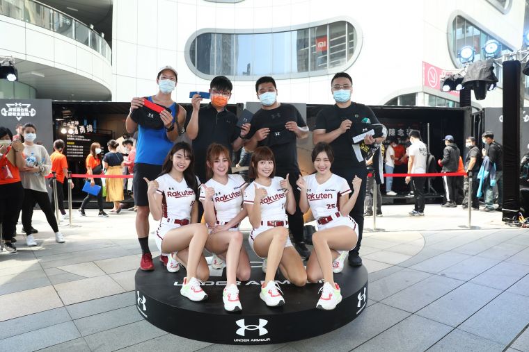 UA廣邀民眾透過實際感受Team UA運動選手訓練強度向台灣頂尖運動選手致敬！大會提供