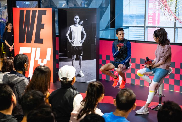 大迫傑來到Neo 19 Nike品牌體驗店舉行跑者講堂。Nike提供