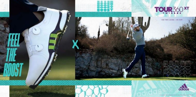 adidas Golf於8月2日首發 TOUR360 XT TWIN BOA 鞋款。adidas提供