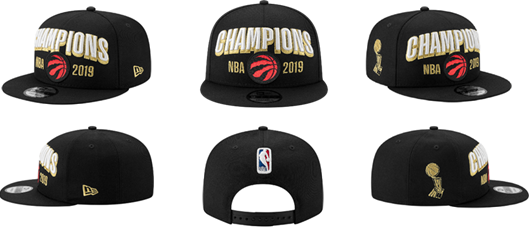 多倫多暴龍隊登頂NBA總冠軍，冠軍帽首波限量發售。