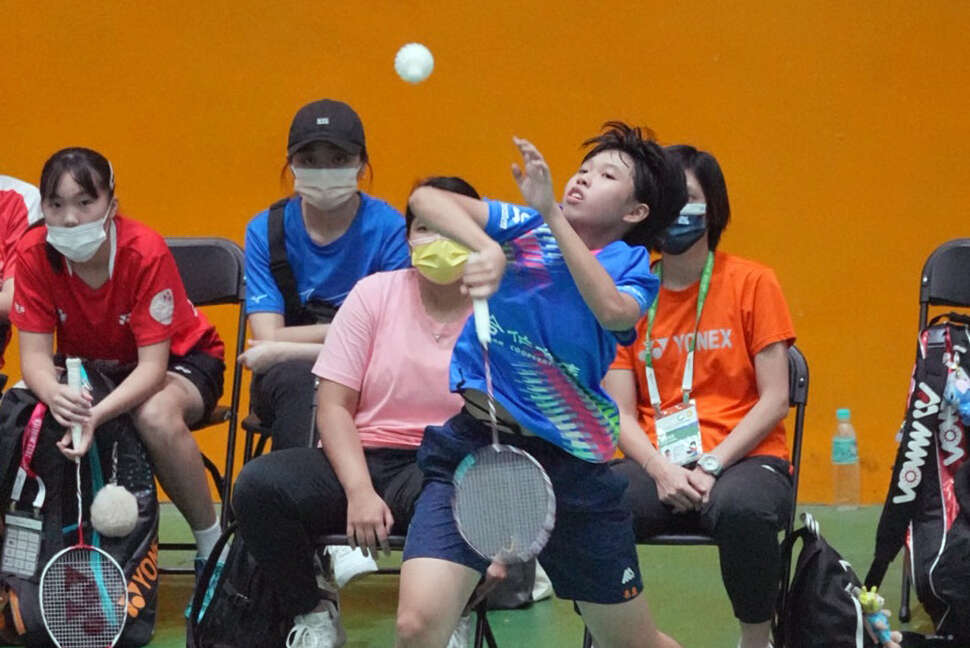 全中運復賽羽球項目在東華大學壽豐校區舉行。王柏凱提供