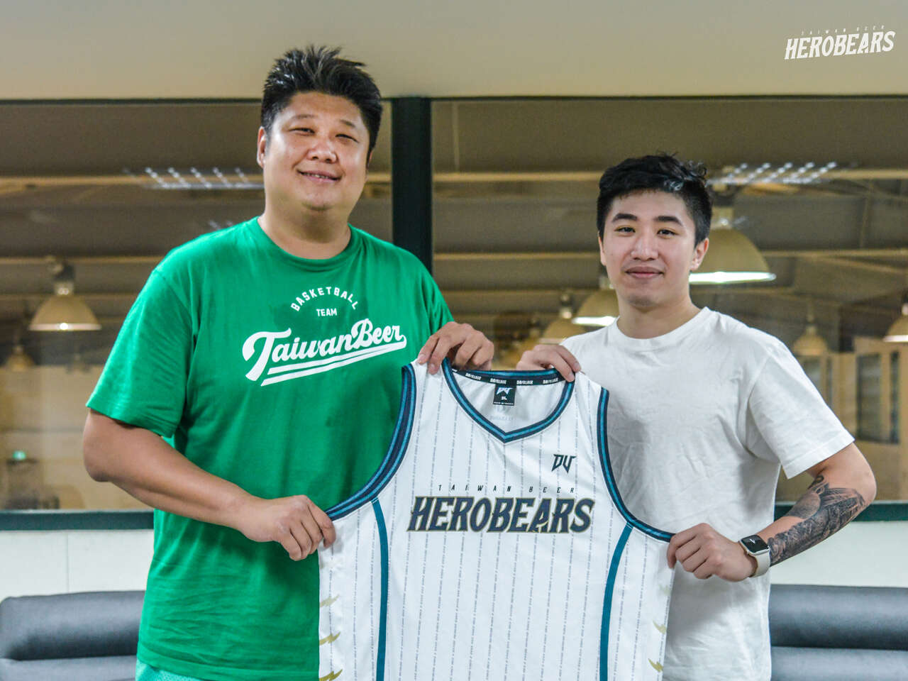 台灣啤酒英熊職業籃球隊正式宣佈簽下選秀首輪指名曹薰襄。官方提供