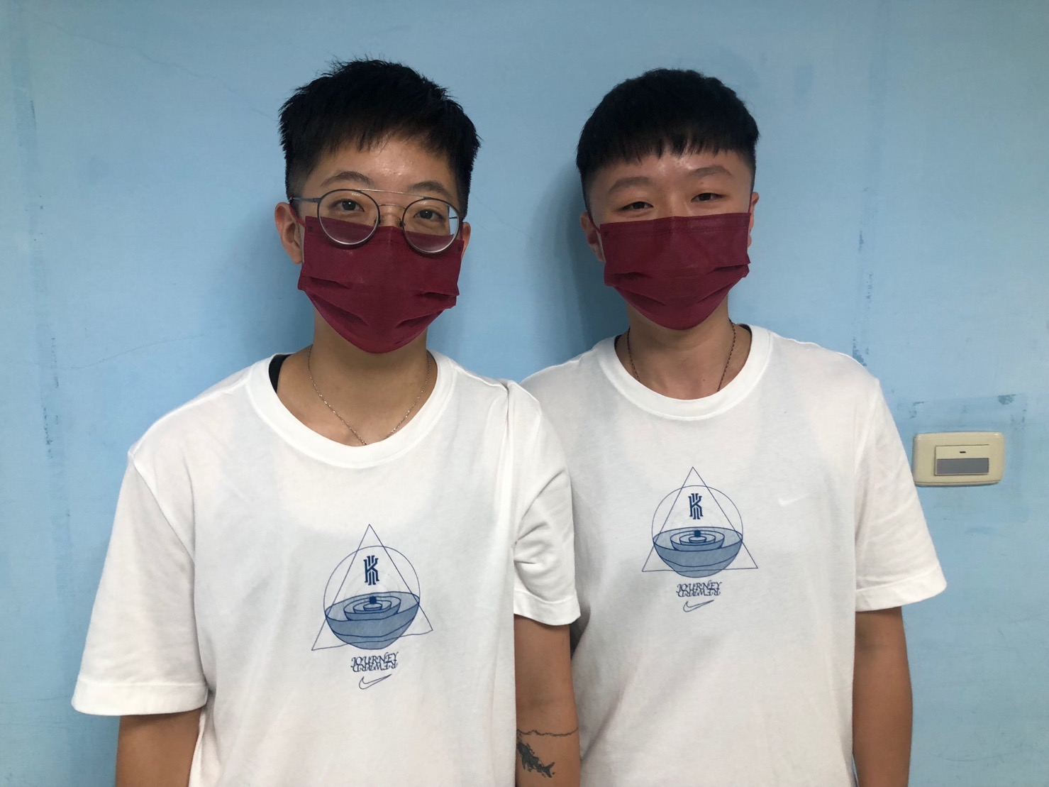 普門新教練檔李宜瑄(左)林宛瑜領軍續寫佳績。大會提供