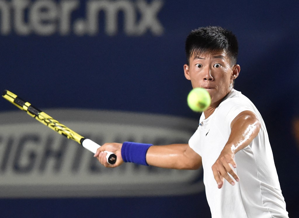 曾俊欣首場ATP雙打賽就打敗溫網冠軍組合晉4強。法新社