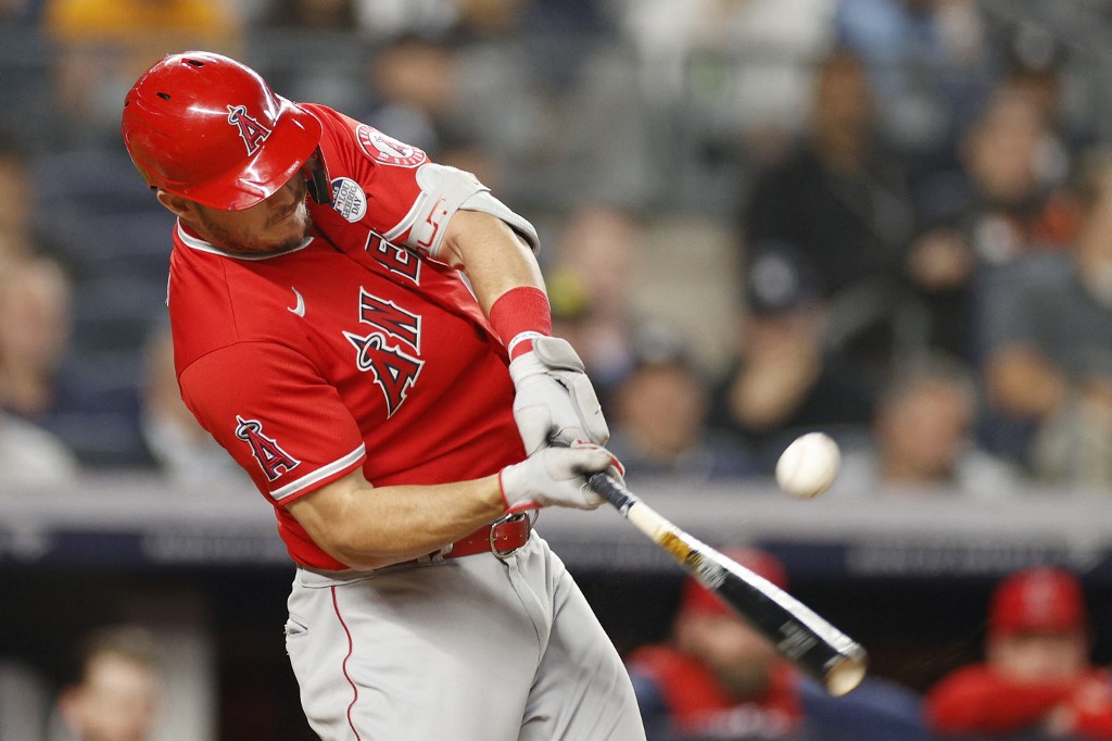 Mike Trout。法新社
