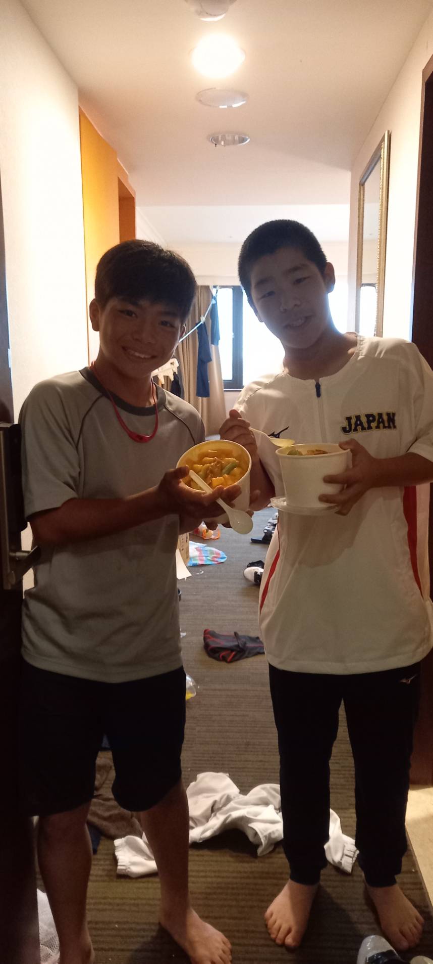 日本收到亞洲棒球總會會長辜仲諒送的水果冰。中華棒協提供