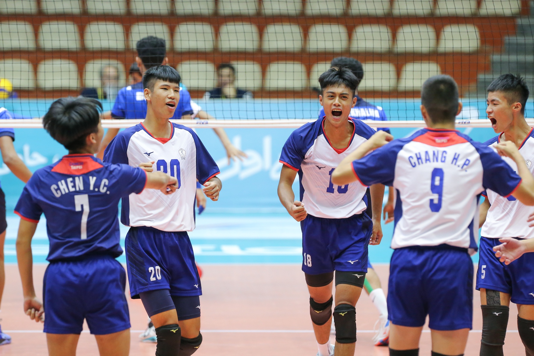 2022年U18男子排球錦標賽中華隊。摘自AVC官網