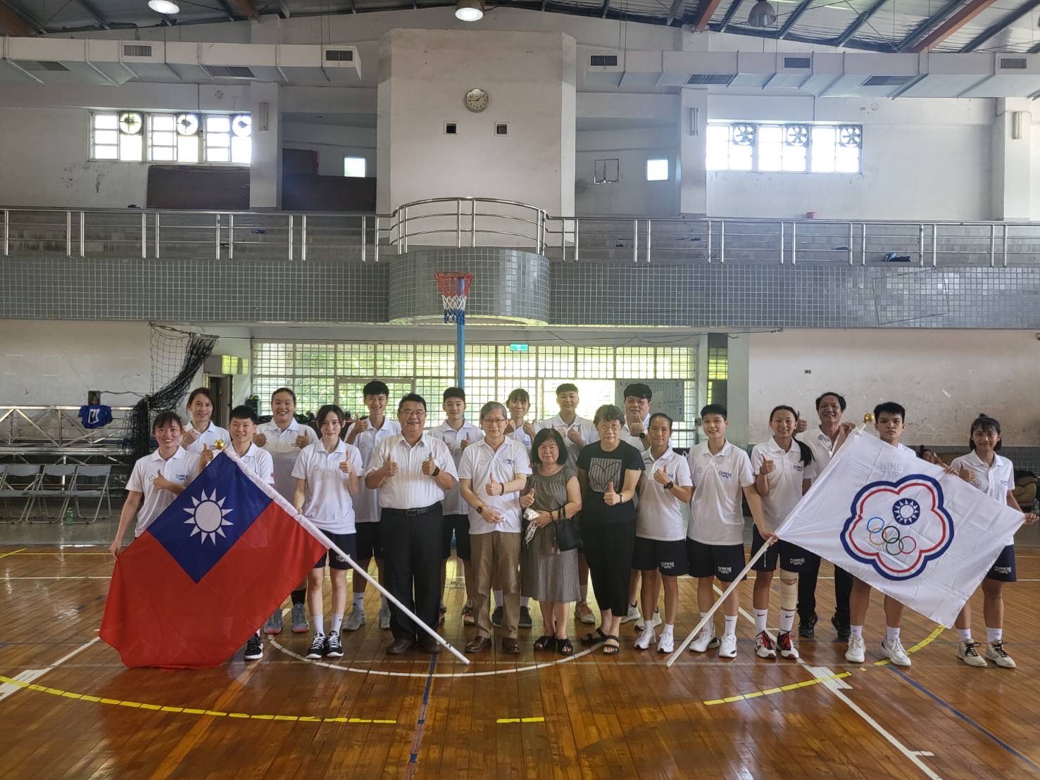 亞洲籃網球錦標賽台灣隊出征。