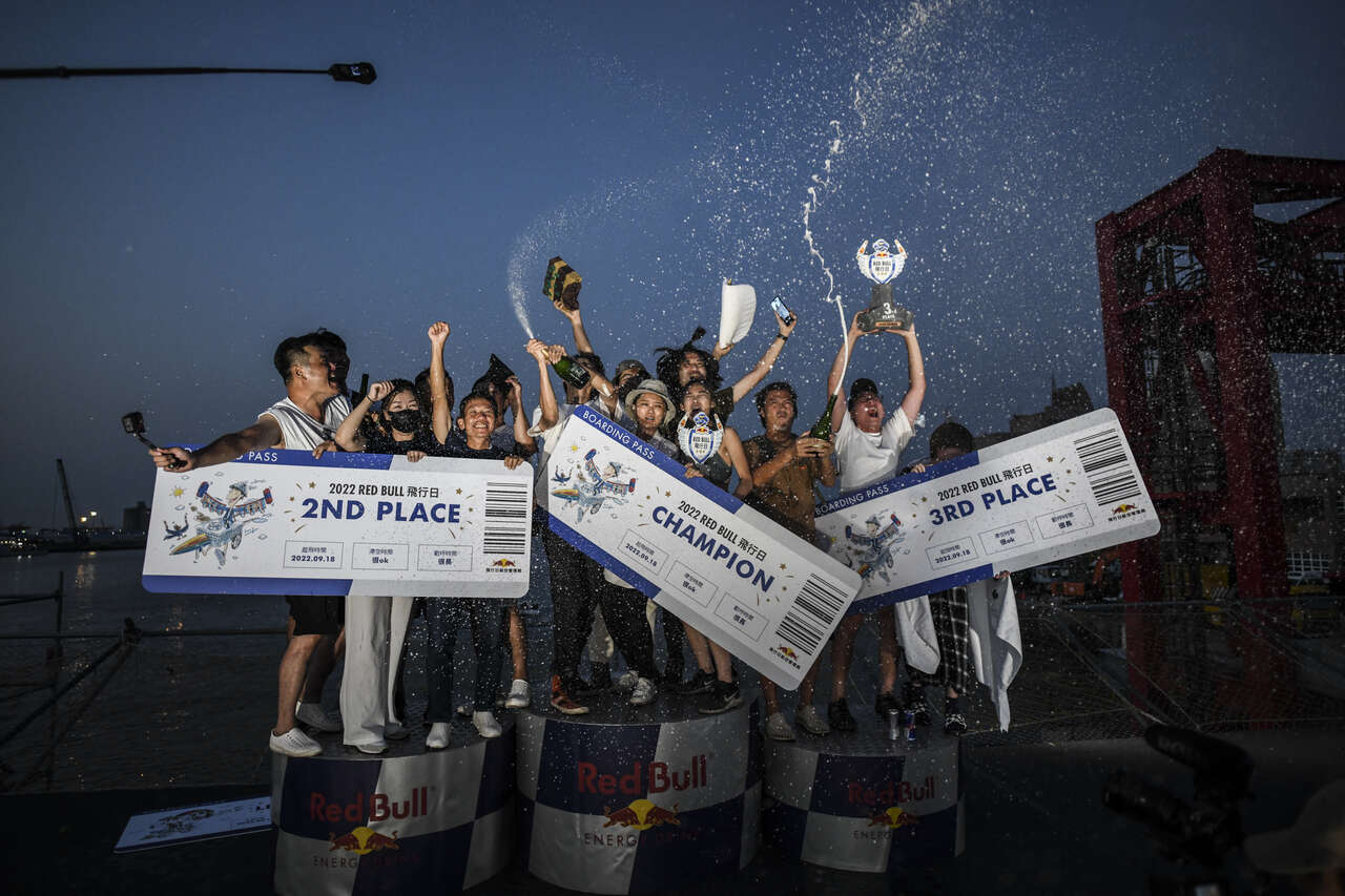 2022 Red Bull飛行日最終由老闆一個控肉刈包不加香菜不加肥肉以好大刈一ˋ包獲得冠軍。官方提供