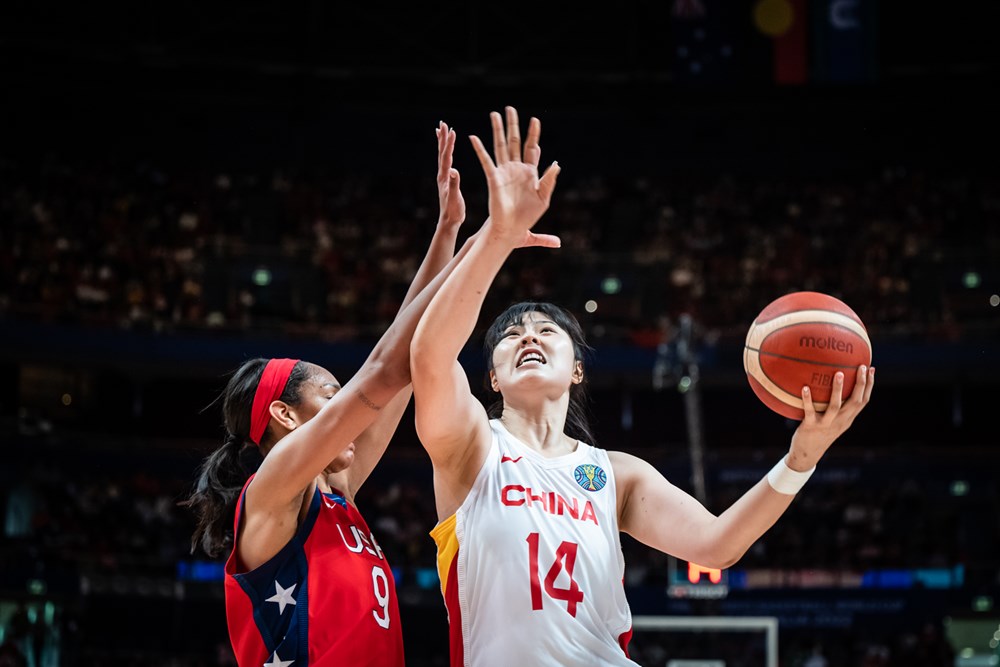 中國大陸中鋒李月汝獲選大會第二隊最佳五人。摘自FIBA官網