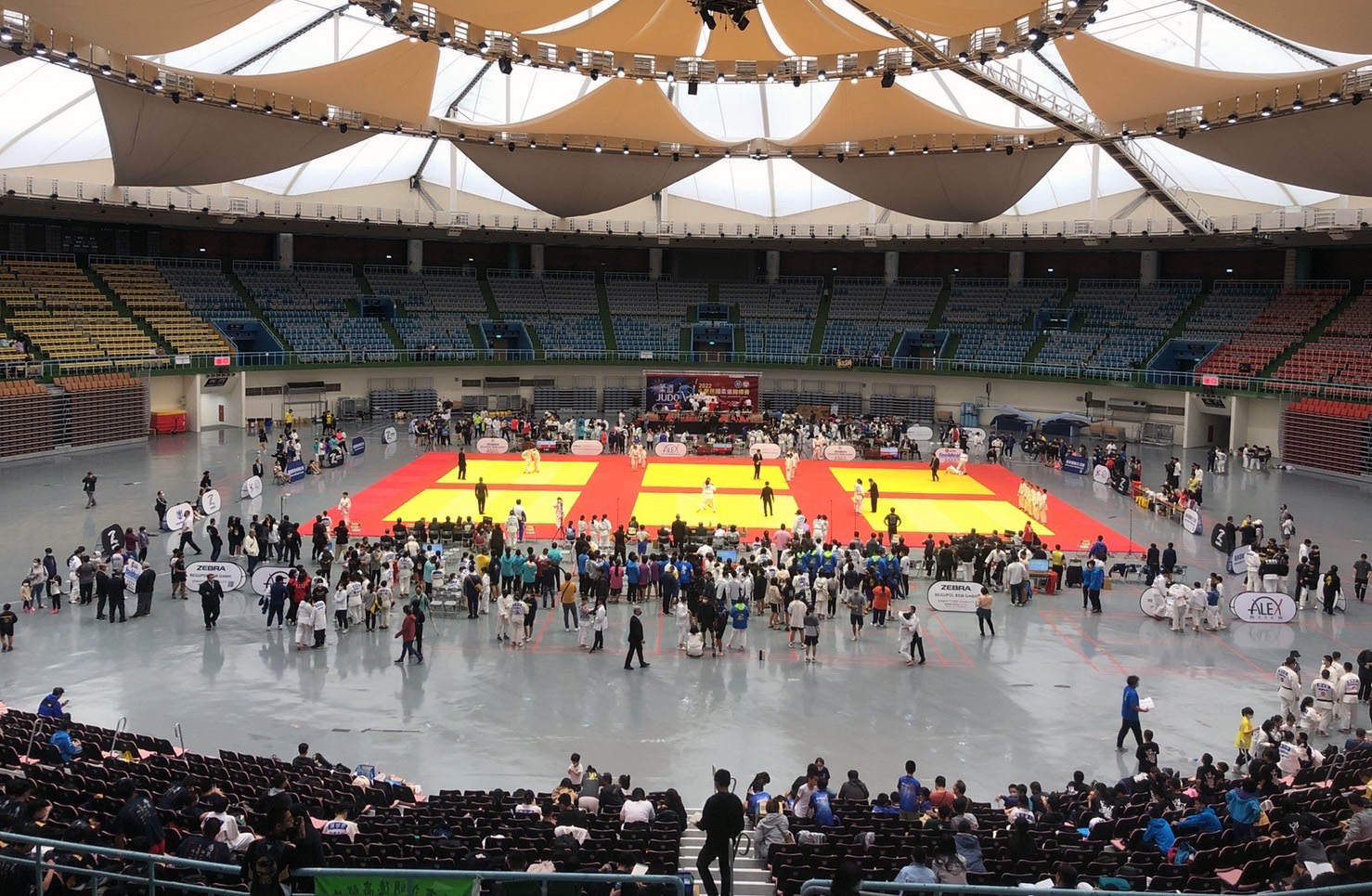 2022中華民國柔道錦標賽日前在桃園小巨蛋盛大舉行。教練黃志強提供