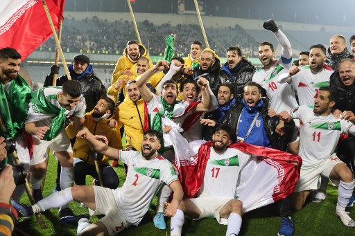 伊朗六度進軍世界盃。法新社