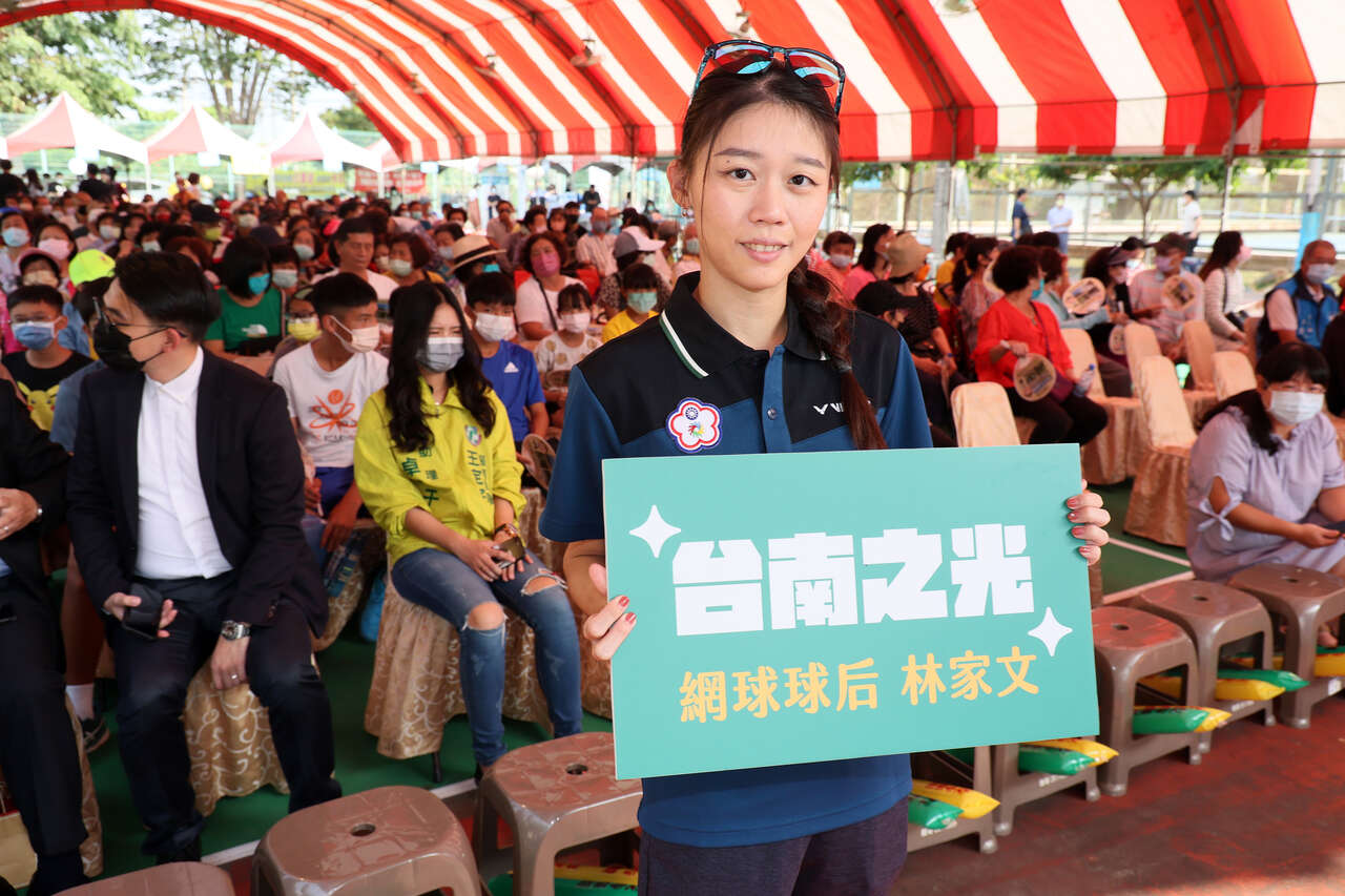 聽障球后林家文也是台南網球的驕傲。官方提供