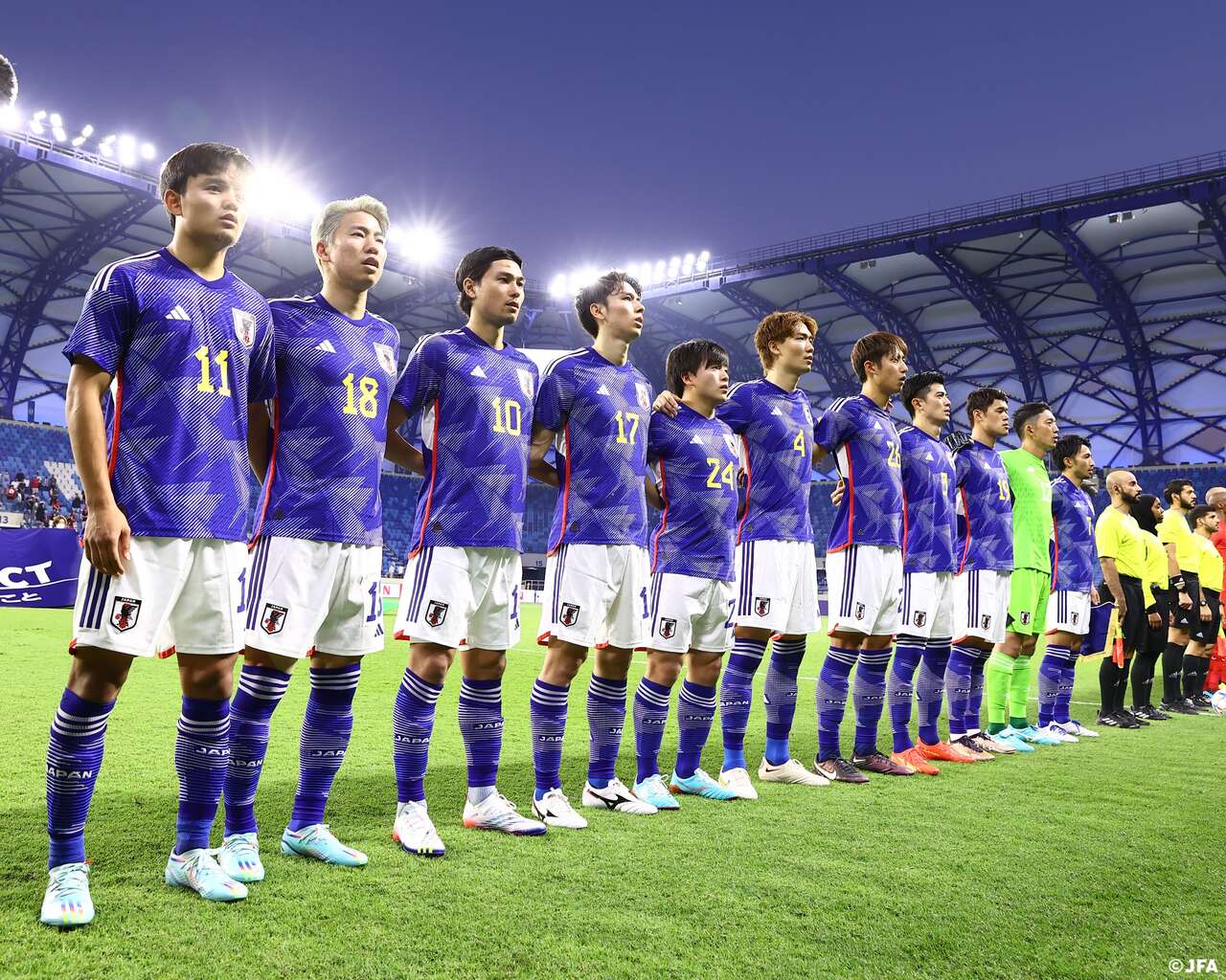 日本這次在會外賽表現並不穩定。摘自日本隊推特