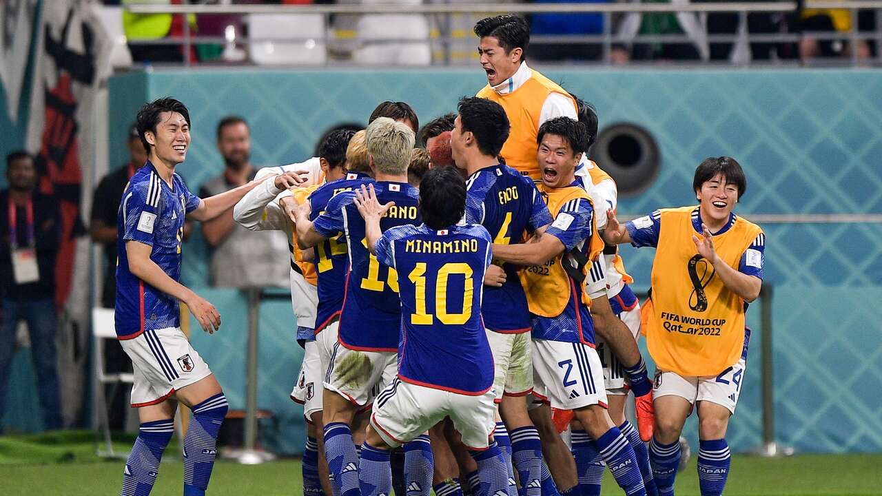日本隊史上首度打敗四冠王德國隊。摘自官方推特