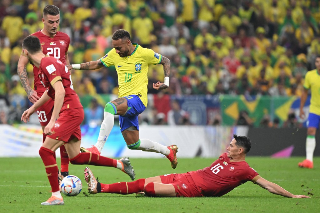 巴西進球並不僅侷限在內馬爾等人身上。法新社