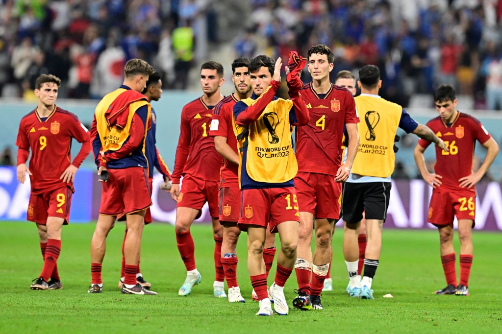 西班牙以分組第二晉級卻更有利於16強的比賽。法新社