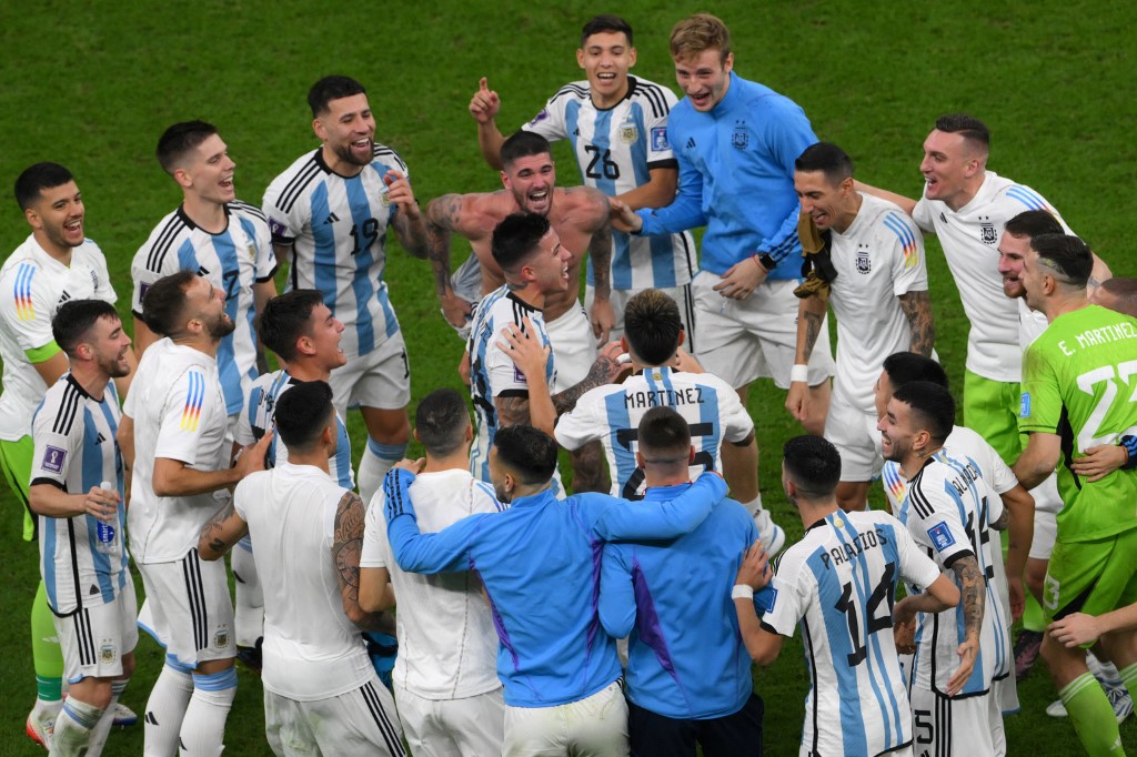阿根廷第六度晉決賽。法新社