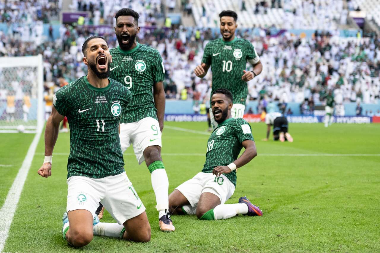 沙烏地阿拉伯傷停補時進球也讓墨西哥無緣晉級。摘自官方推特