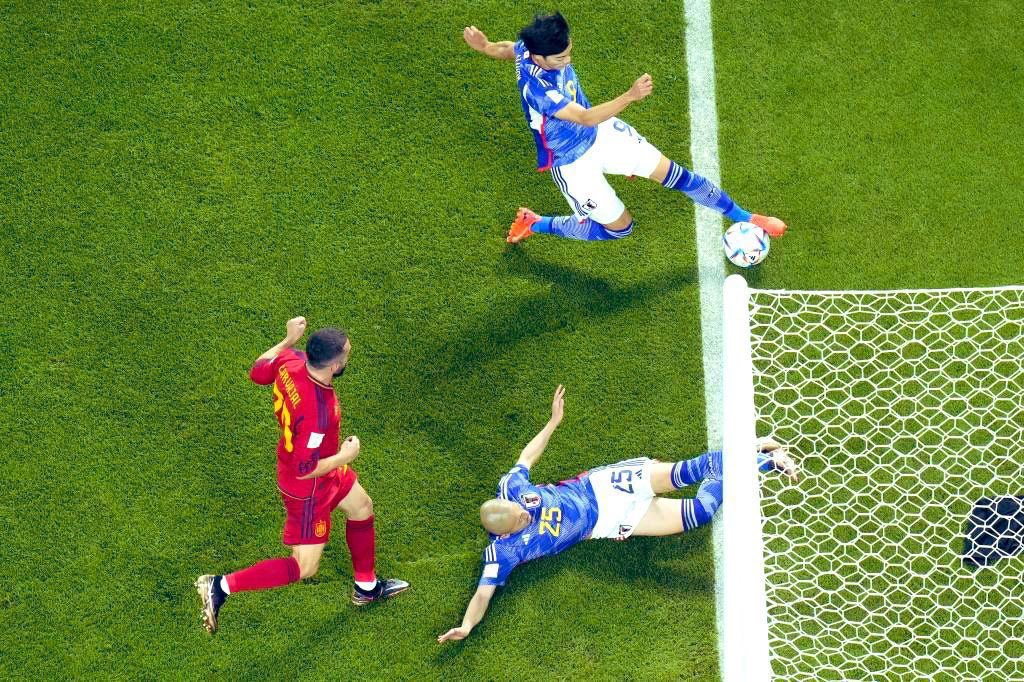 國際足總用goal line camera image判定的結果。法新社