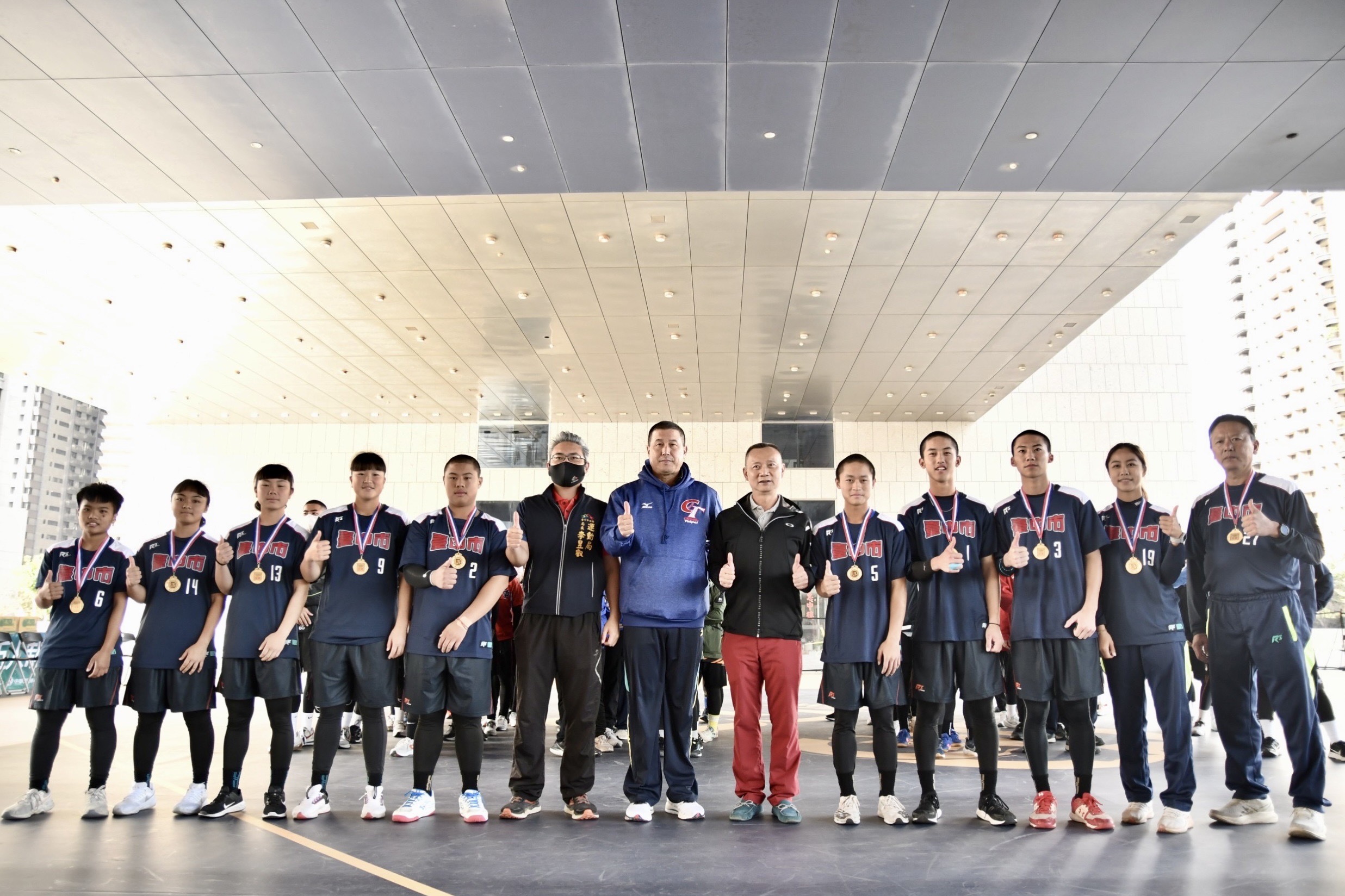 臺中隊榮獲全國第一 將代表國家出征奪首屆u18亞洲盃五人制棒球錦標賽。台中市運動局提供