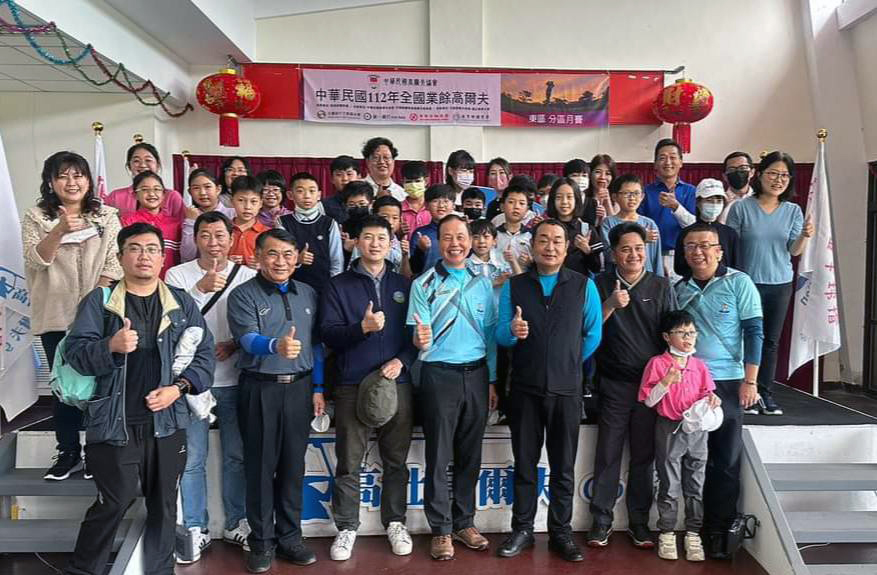 中華高協東區CD組月賽在花蓮舉辦大會與教練選手合影。大會提供
