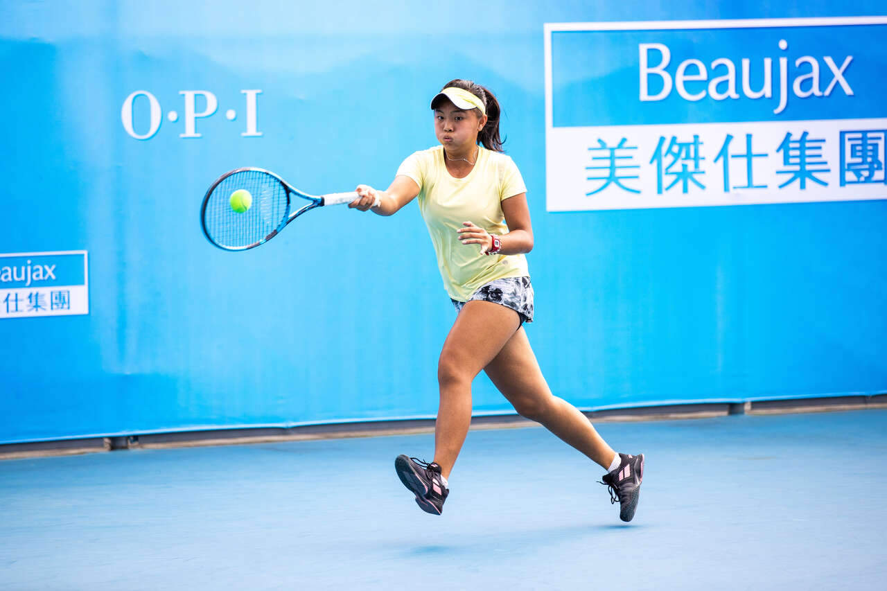 去年16歲女單冠軍蔡宇甯今年挑戰18歲組。海碩整合行銷提供