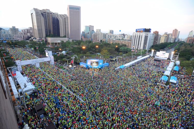臺北馬拉松可以說是台灣歷史最悠久的賽事之一。資料照片