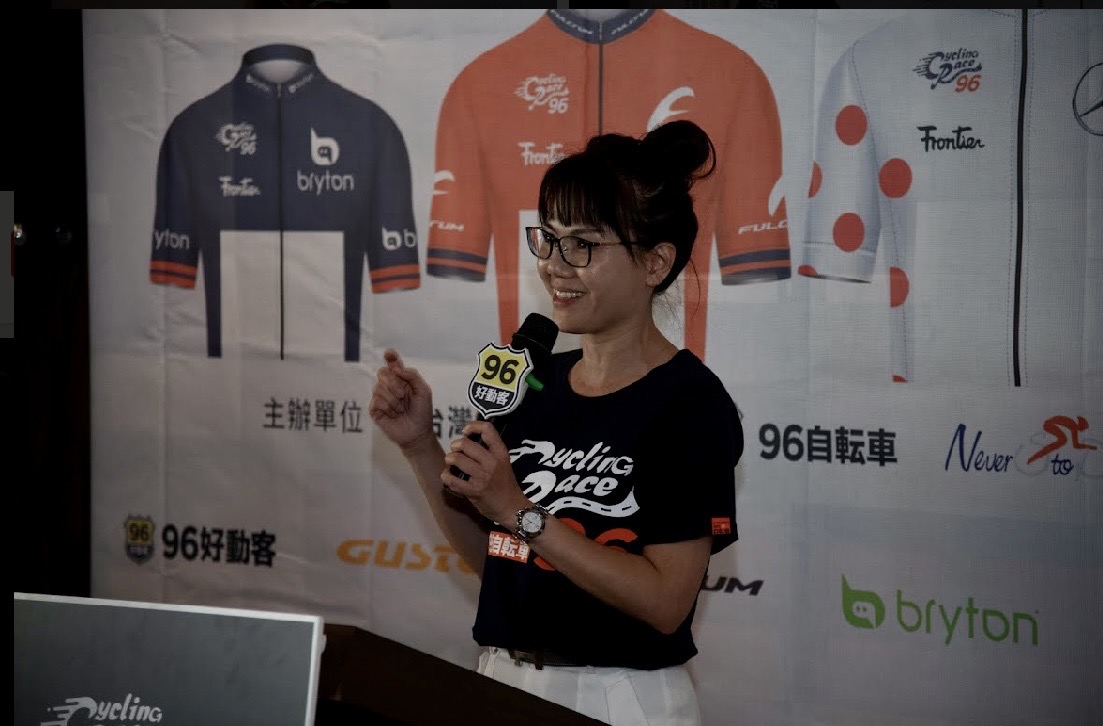 96自転車董事長楊倩玉。官方提供