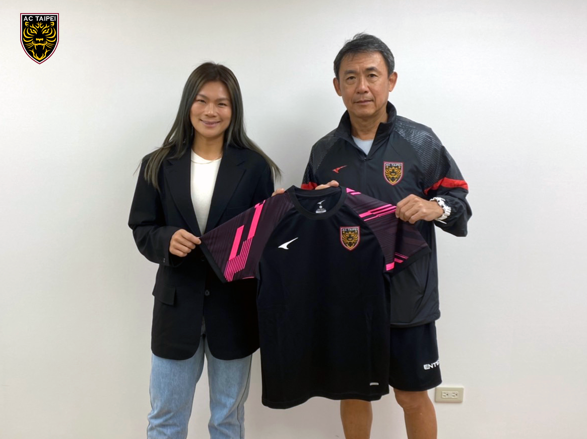 台北競技簽入王湘惠目標打入明年木蘭聯賽。官方提供