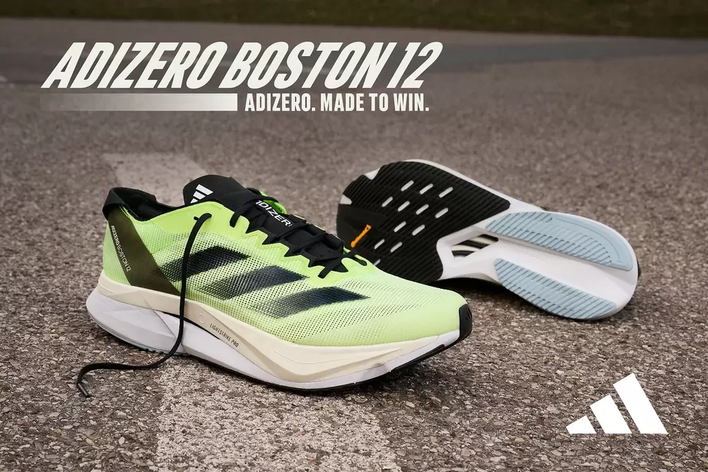 adidas adizero家族最新adizero boston 12，更柔軟回彈更具推進力。官方提供