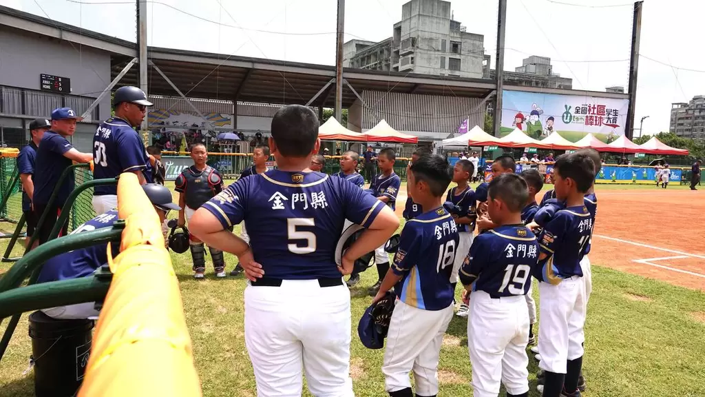金門中正國小低年級球員處於換血階段。台灣世界少棒聯盟提供