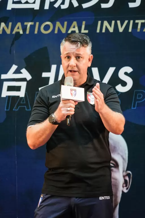 中華隊總教練Gary White。中華民國足球協會提供