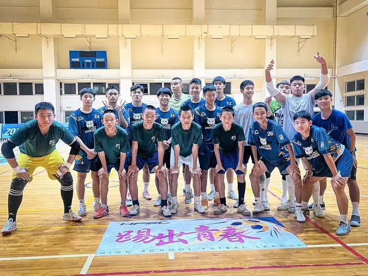 台北海洋雲豹團體照。中華五人制足球俱樂部聯盟提供