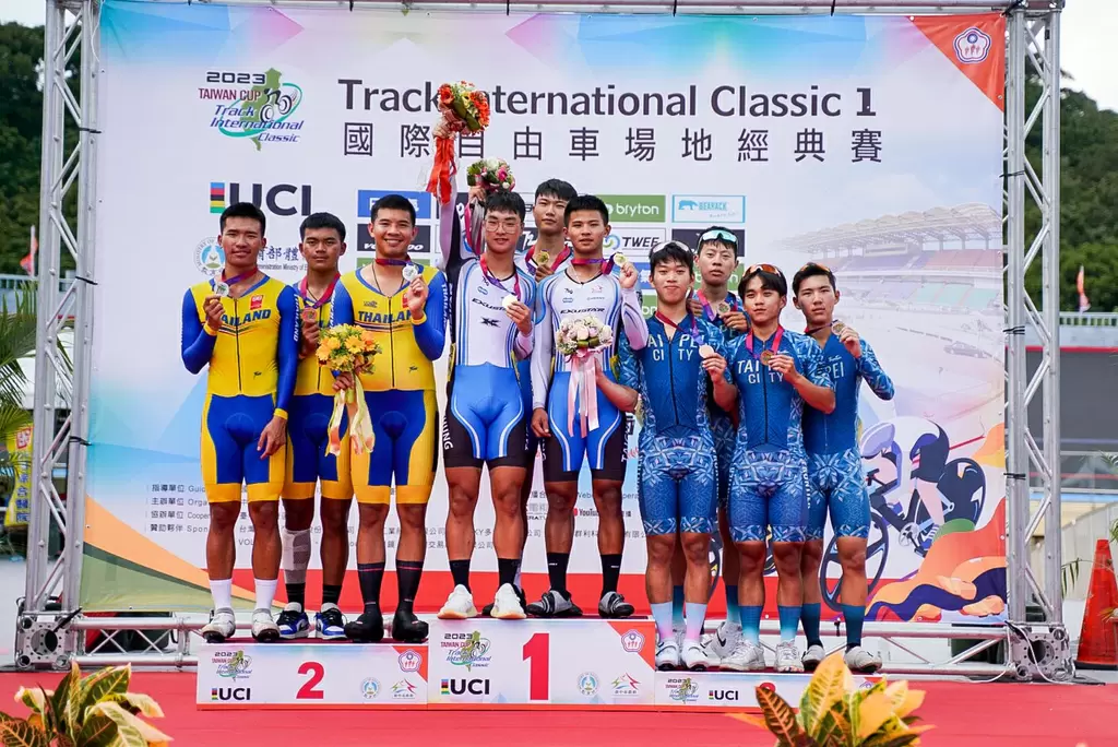 男子青年組團隊競速賽由臺中市隊奪冠。台中市運動局提供