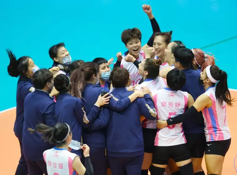 臺北鯨華女子排球隊成立於2019年。資料照片