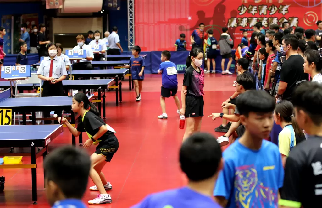 少年青少年桌球菁英獎金賽為培育基層桌球選手的搖籃。台灣乒乓球總會提供