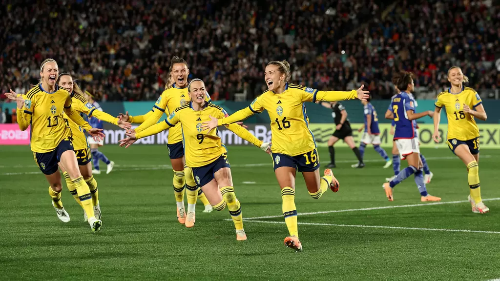 瑞典力克日本晉級4強。摘自世界盃推特